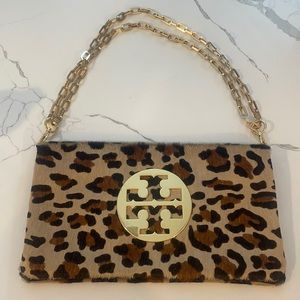 Tory Burch Leopard Fur Bag